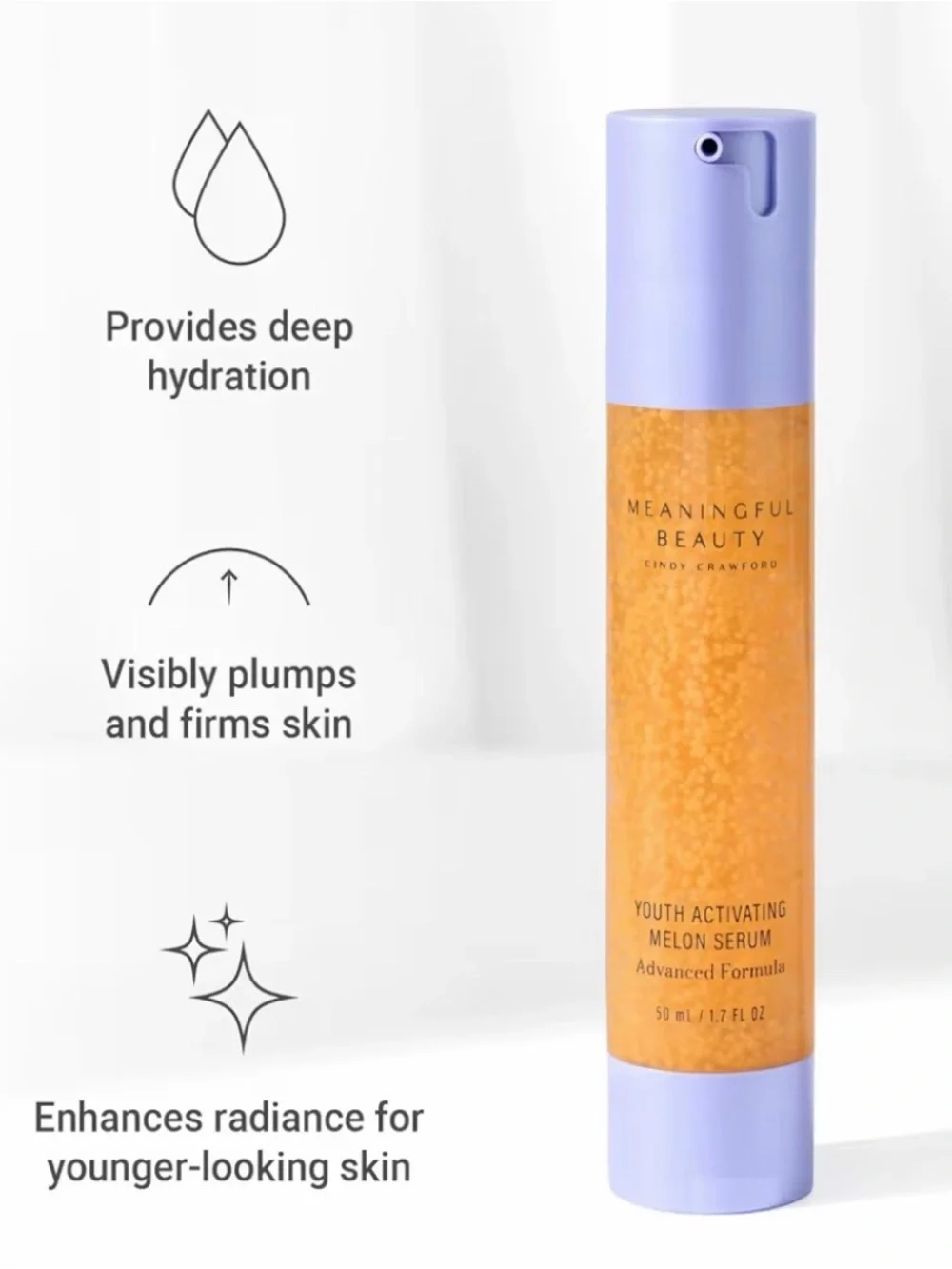 Meaningful Beauty Youth Activating Melon Serum 1.7 fl oz Large Size - NEW